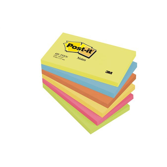 3M 76x127mm öntapadó jegyzettömb (600 lap) (FT510283557)