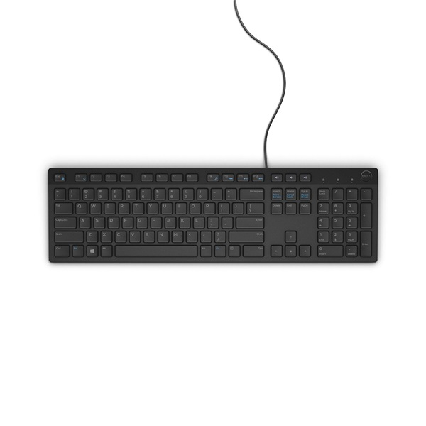 DELL KB216 клавиатура USB QWERTY Американски международен език Черен