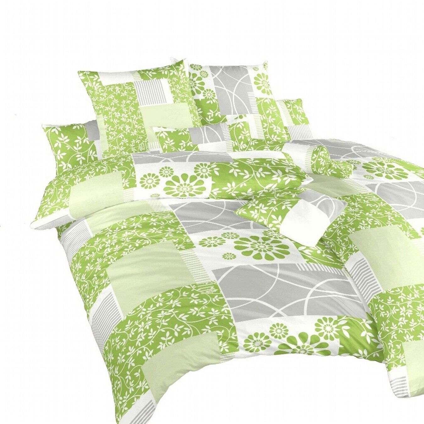 Dadka bavlna Bluemoon zelený 140 × 200, 70 × 90 cm (01101-ZELENBLUEMA)