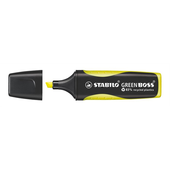 STABILO GREEN BOSS szövegkiemelő 1 dB Vésőhegyű Sárga (6070/24)