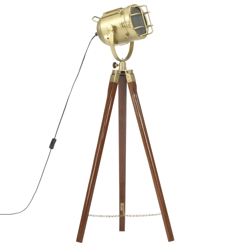 háromlábú tömör mangófa állólámpa 97 cm (286109)