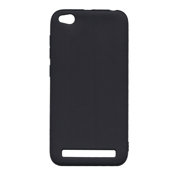 Szilikon telefonvédő (matt) FEKETE [Xiaomi Redmi 5A] (5996457759583)