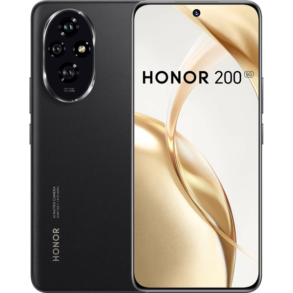 Honor 200 12/512GB Dual-Sim mobiltelefon fekete