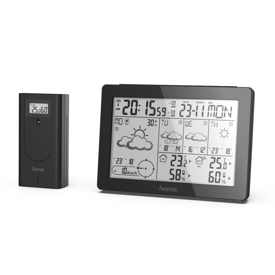 Hama Meteotime Fekete Elem (186369)