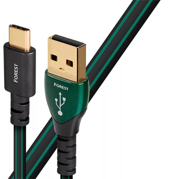 AudioQuest Forest USBFOR201.5CA 1,5m USB 2.0 Type-A - Type-C USB kábel (USBFOR201.5CA)