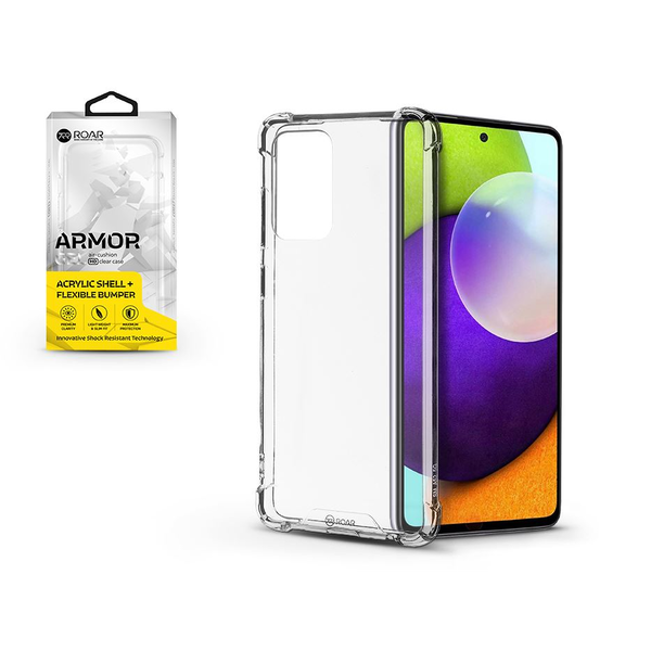 Удароустойчив калъф Roar corea Armor, За Samsung Galaxy A52 4G / A52 5G / A52s 5G, Аакрил, Прозрачен