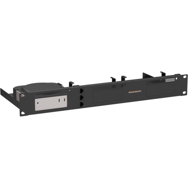 Rackmount.it Apple Mac Mini M4 19" Szerelő panel 1.3U - Fekete