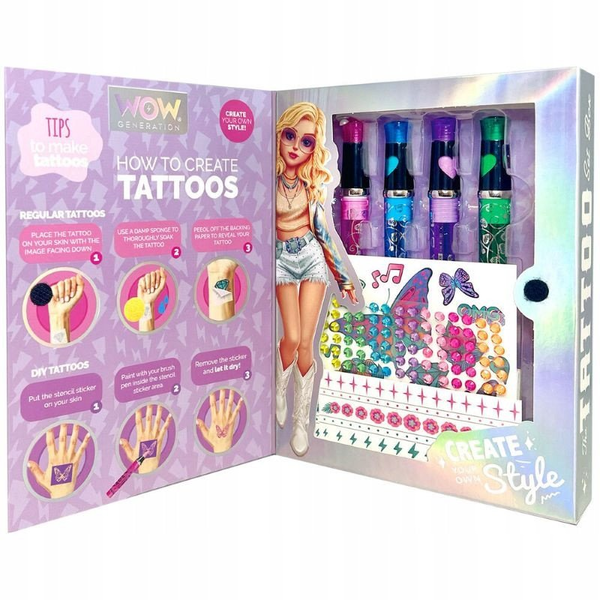 *****WoW Generation zestaw tatuaży 83238