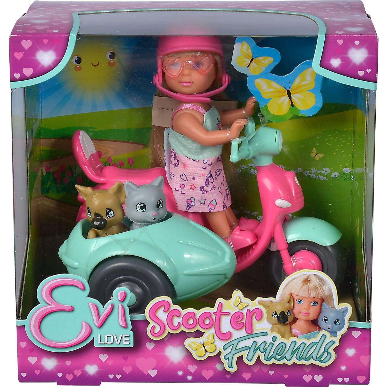 Simba Evi Love oldalkocsis robogóval (GXP-839002)