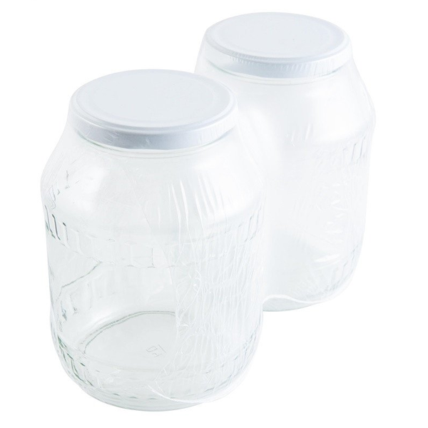 JAR 1700ML WITH LID 89MM 2PCS