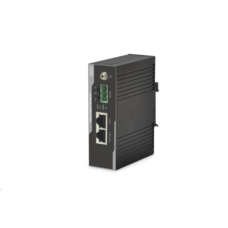 PRIEMYSELNÁ JEDNOTKA NA DIN LIŠTU PoE+ Digitus 60W (DN-651112)