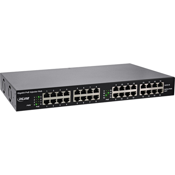 InLine 32316H PoE adapter Gigabit Ethernet 56 V