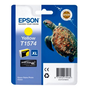 Epson Turtle T1574 глава и патрон за мастиленоструен принтер 1 броя Оригинал Висок (XL) добив Жълт