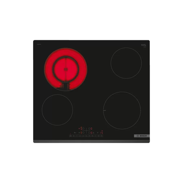 Bosch PKF631FP3E főzőlap Fekete Beépített 60 cm Kerámia 4 zóna