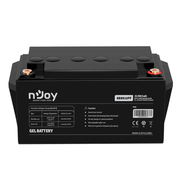Njoy GE6512FF akkumulátor (12V / 213W/cell)