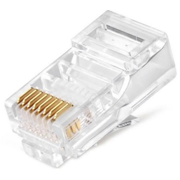 Неекранирани конектори RJ 45, Комплект от 100 броя