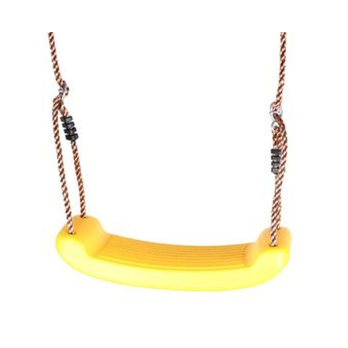 Sharky Műanyag Hintaülőke kötéllel és fém karikákkal Sárga (SH810003)