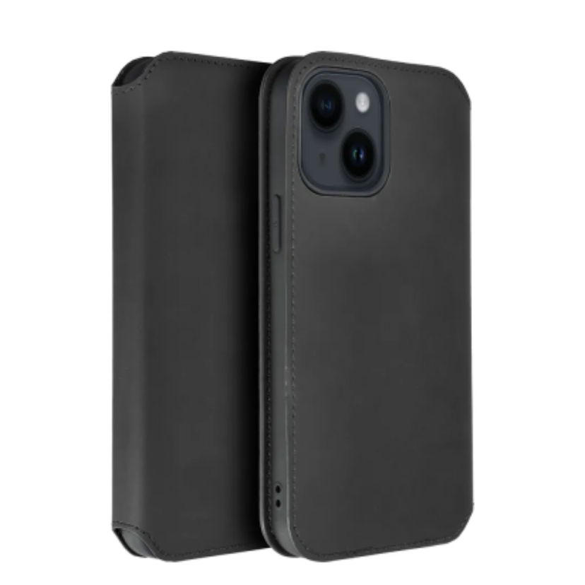 Fusion Dual Pocket Samsung Galaxy A34 5G Flip Tok - Fekete (FSN-DP-A346-BK)