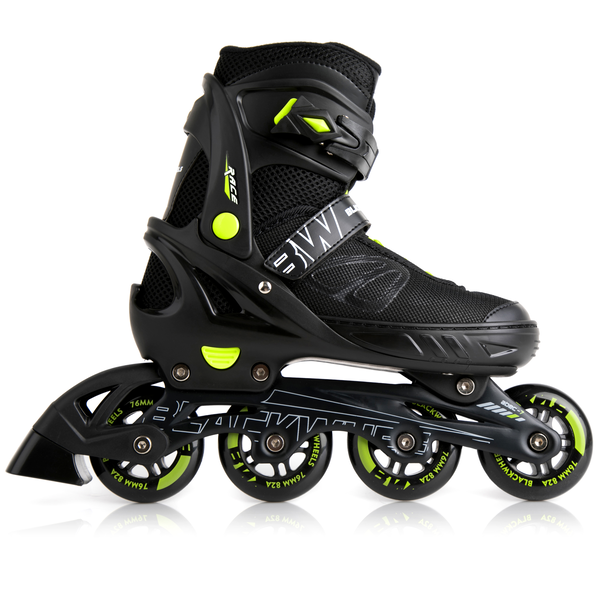 Rolki Blackwheels regulowane Sonic green-black r. 32-35