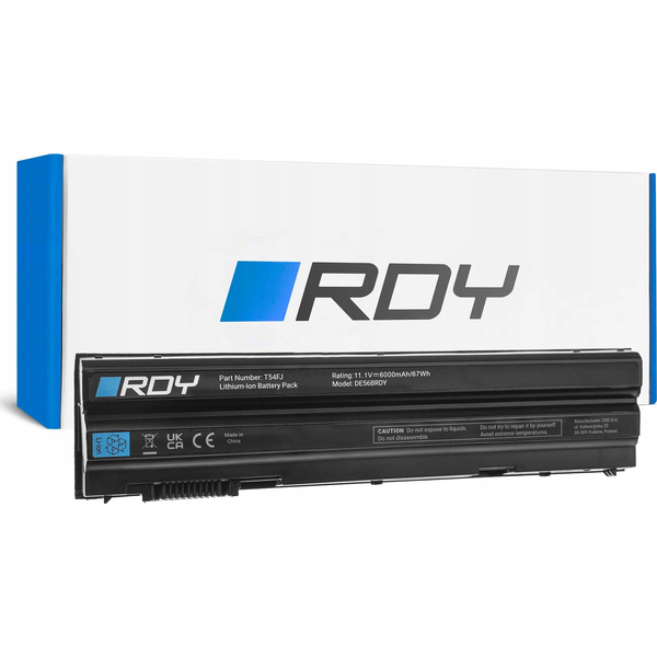 Bateria RDY T54FJ 8858X do Dell Inspiron 17R 5720 7720 Vostro 3460 3560 Latitude E6420 E6430 E6520 E6530 E5520 E5530
