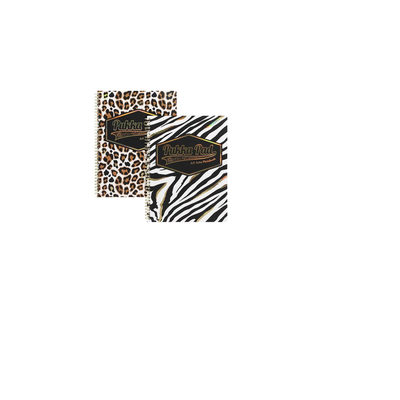 Pukka Pad Wild Jotta 80 lapos A4 vonalas spirálfüzet - Többfajta (9521(AST)-WLD)