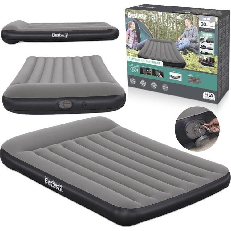 Bestway Matrac beépített USB pumpával, 1,91 × 1,37 × 0,30 m (671BR)