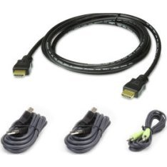ATEN 2L-7D02UHX4 toetsenbord-video-muis (kvm) kabel Zwart 1,8 m