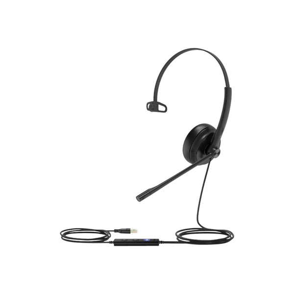 Yealink UH34 Lite Headset Ledningsført Kontor/Callcenter Sort