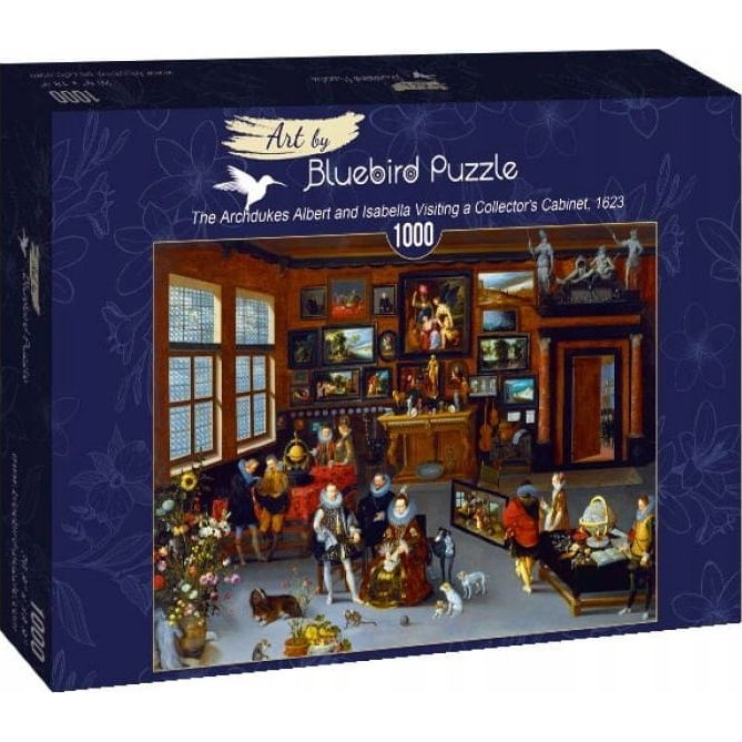 Bluebird 1000 db-os Art By Puzzle - Hieronymus Francken - The Archdukes Albert And Isabella Visiting A Collector'S Cabinet 60077 (406404)