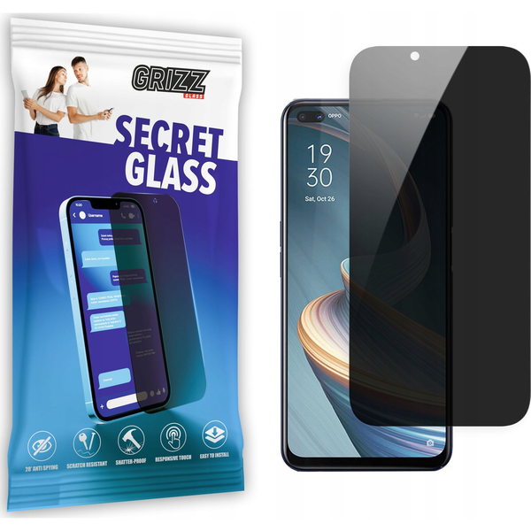  GrizzGlass Szkło prywatyzujące GrizzGlass SecretGlass Oppo Reno 4Z 5G