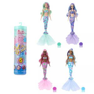 Mattel Barbie Color Reveal meglepetés sellő baba
