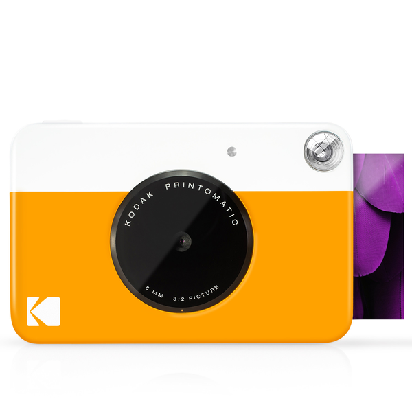 KODAK Printomatic instant fényképezőgép, Zink 2x3" papírméret, sárga
