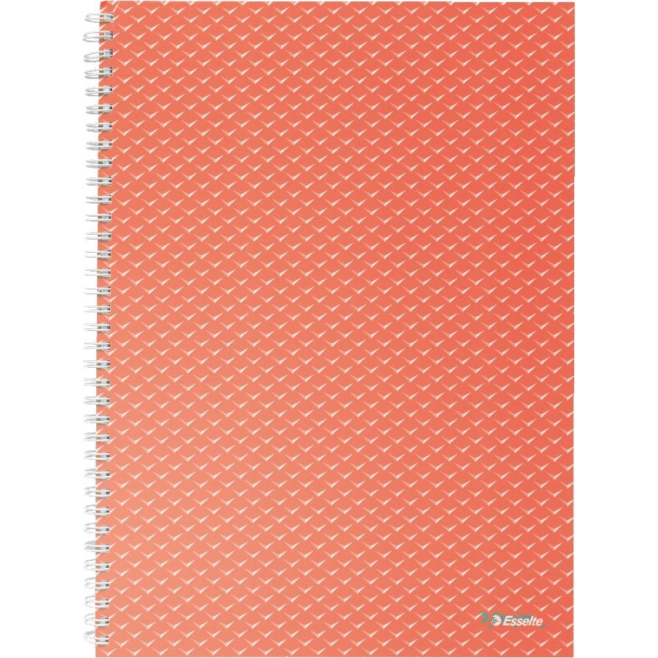 Esselte Colour'Breeze 80 lapos A4 vonalas spirálfüzet - Piros (628483)