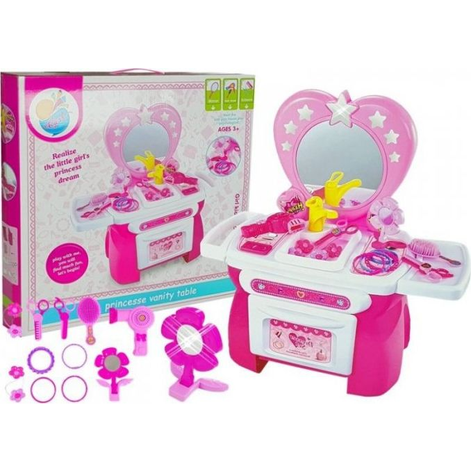 Fésülködőasztal - Hajkiegészítőkkel (15861-uniw)