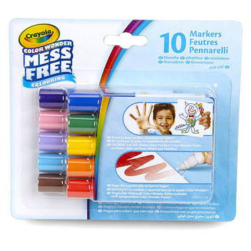 Crayola Color Wonder: maszatmentes filctoll utántöltő 10 darabos (75-2570) (75-2570)