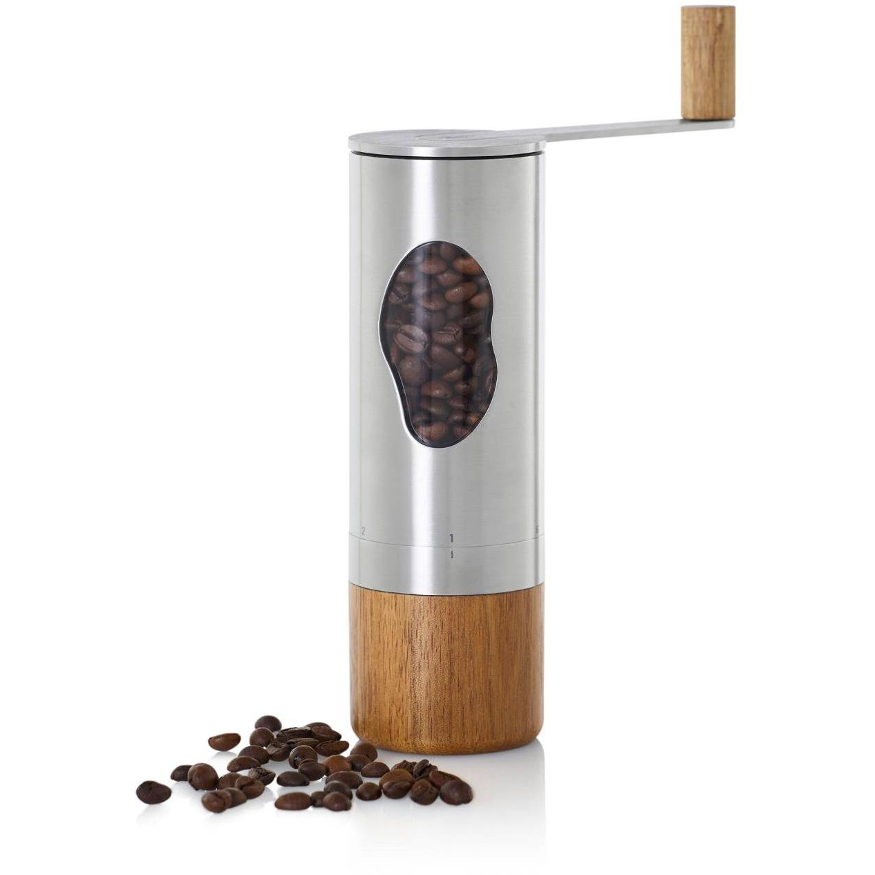 AdHoc Mrs. Bean Kézi kávédaráló, rozsdamentes acél / akácia (MC02)