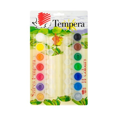 ICO Süni 14 tégelyes tempera készlet - 14 színű (7270119000)