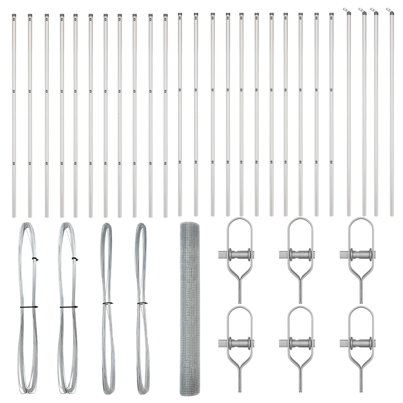 Hegesztett Drótkerítés 13 Poszttal 1.2x50 m Galvanizált Acél (3351645)