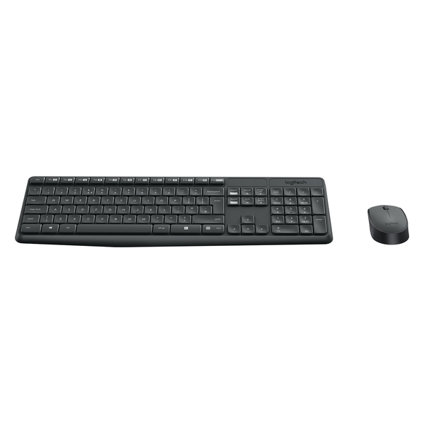 Keyboard and mouse set Logitech Desktop MK235, CZ/SK