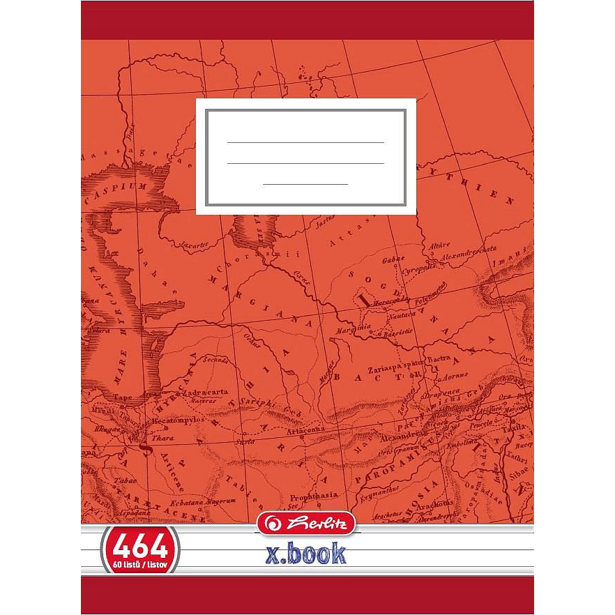 HERLITZ 464 famentes, margós, vonalas (60078284)