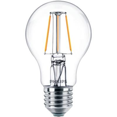 Philips LED 77759300 LED EEK F (A - G) E27 4.3 W = 40 W Melegfehér (Ø x H) 6 cm x 10.6 cm 2 db