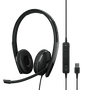 EPOS | SENNHEISER ADAPT 160 ANC USB Слушалки Жичен Лента за глава Офис/Център за обаждания USB Тип-A Черен