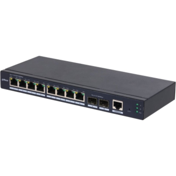 Dahua Technology SG4010-2F Managed L2 Gigabit Ethernet (10/100/1000) Zwart