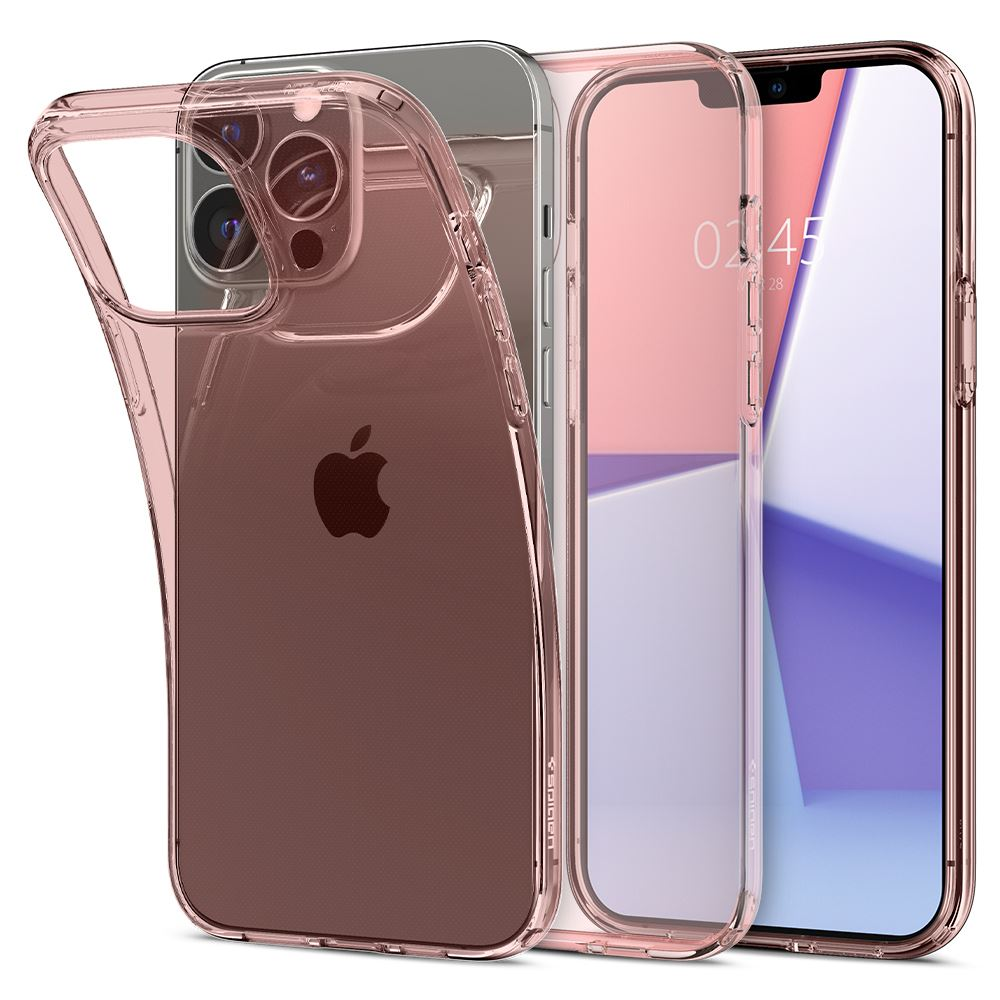 Spigen Crystal Flex Apple iPhone 13 Pro tok rózsaszín-átlátszó (ACS03298 ) (ACS03298)