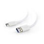Kabel Cablexpert USB - USB typ C 1,8 m bílý