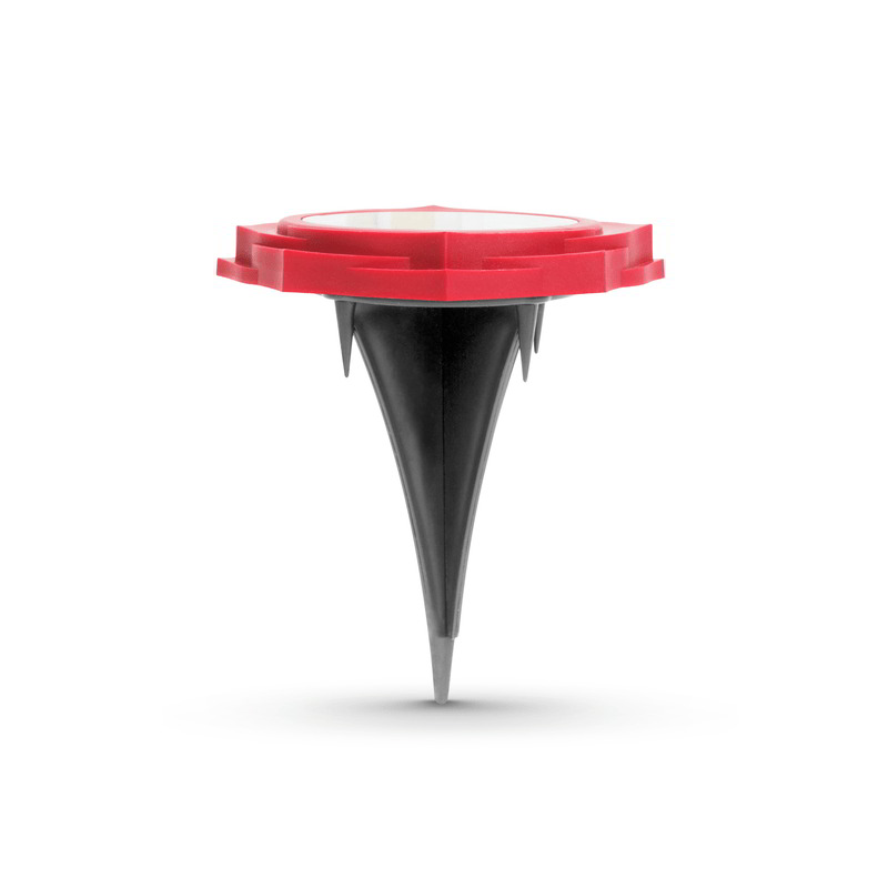 Garden of Eden 11767A Leszúrható kerti szolár lámpa piros - Hideg fehér (11767A)