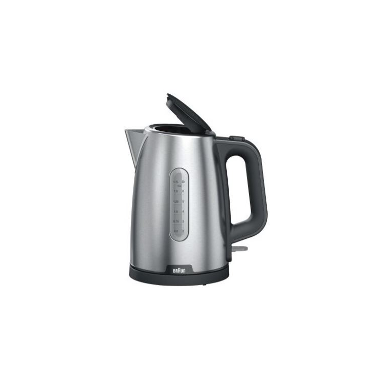 Braun WK 1500 elektromos vízforraló 1,7 L 2200 W Fekete, Rozsdamentes acél (WK1500BK)