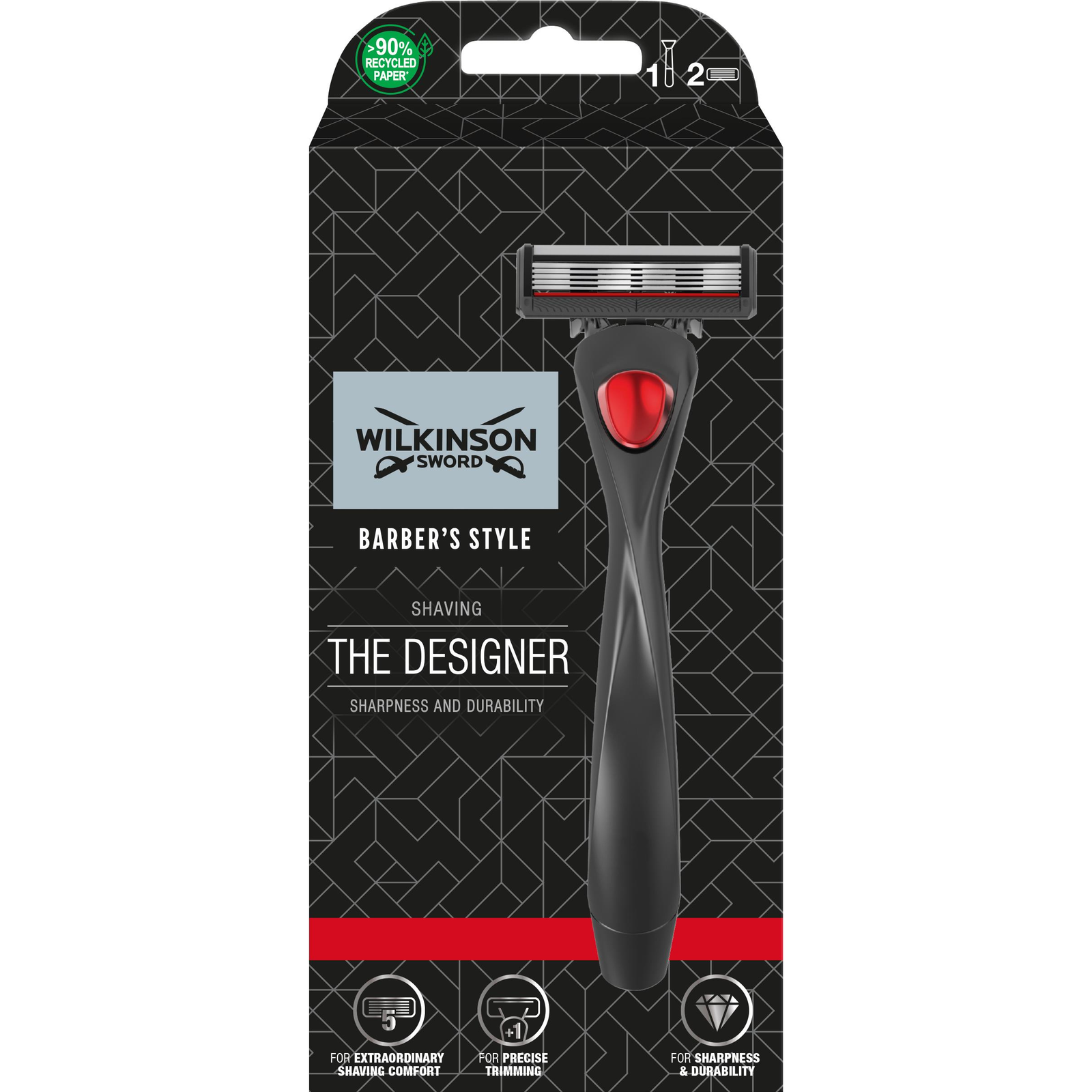 WILKINSON Barber's Style The Designer + 2 tartalék fej (WVS005)