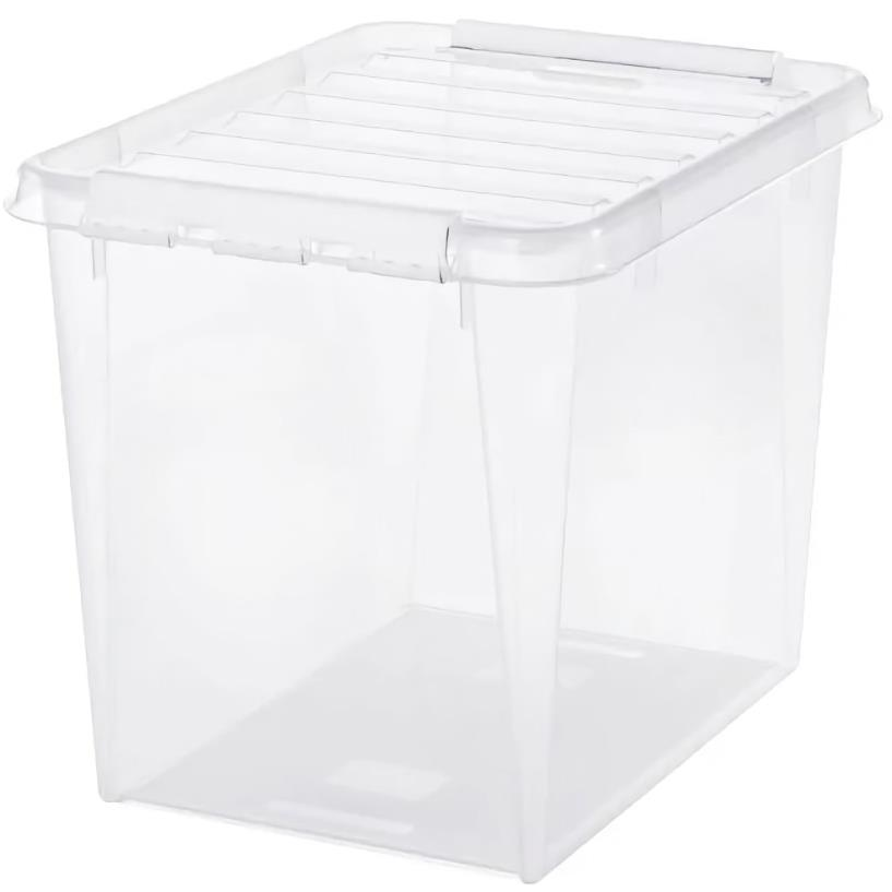 Orthex Classic tárolódoboz, fehér csatok, 52 l (7332462070547)