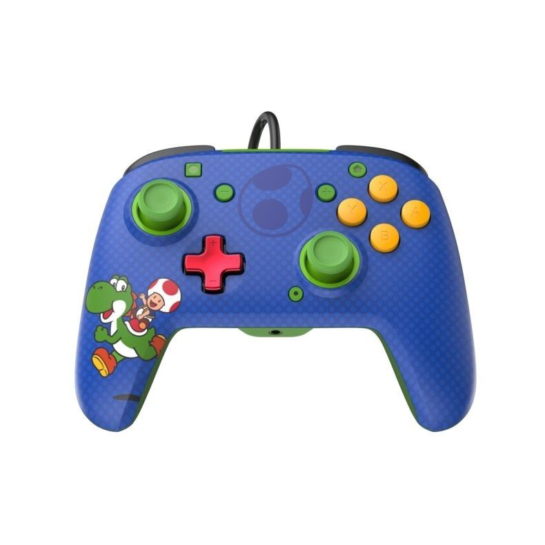 PDP REMATCH: Yoshi & Toad Kék USB Gamepad Analóg/digitális Nintendo Switch, Nintendo Switch OLED (500-134-YOSHI)